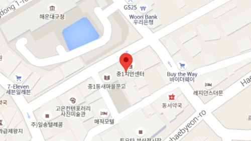 แฮอุนแด 지도 이미지